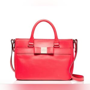 EUC Kate Spade New York Primrose Hill Goldie Bow Satchel Geranium